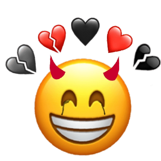 Heart Expression Emoji Transparent PNG Image