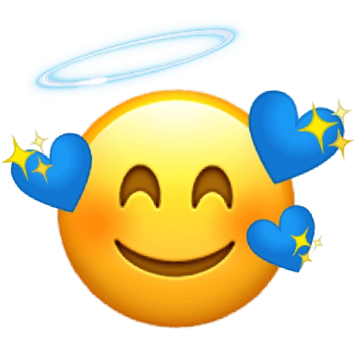 Heart Expression Emoji Transparent PNG Image