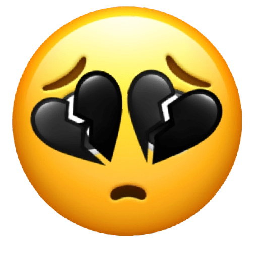 Heart Expression Emoji Transparent PNG Image