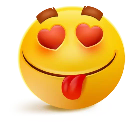 Heart Eyes Emoji Transparent PNG Image