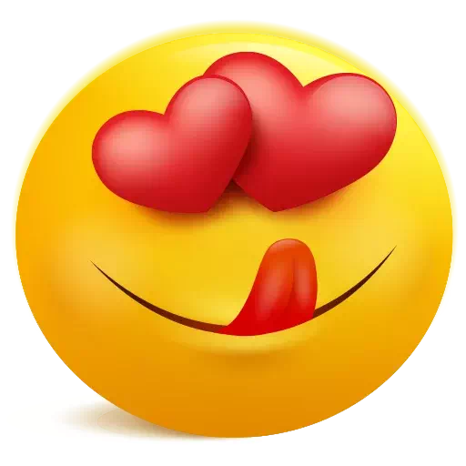 Heart Eyes Emoji Transparent PNG Image