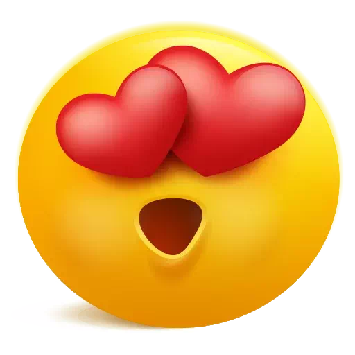 Heart Eyes Emoji Transparent PNG Image