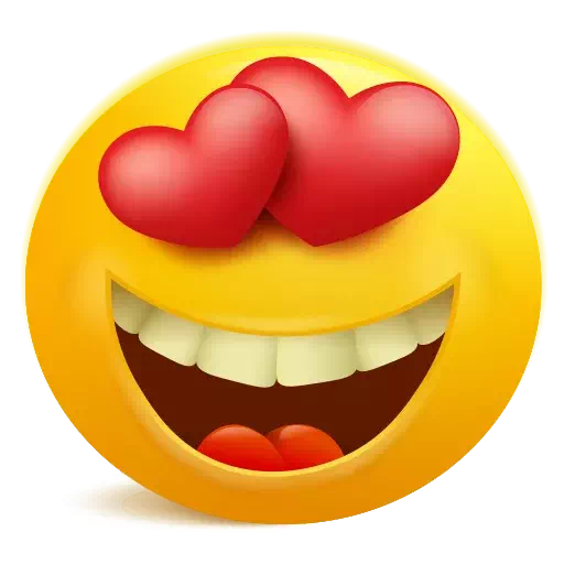 Heart Eyes Emoji Transparent PNG Image