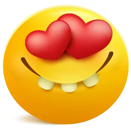 Heart Eyes Emoji Transparent PNG Image