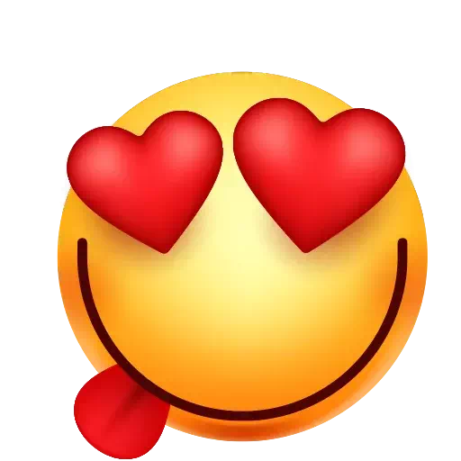 Heart Eyes Emoji Transparent PNG Image
