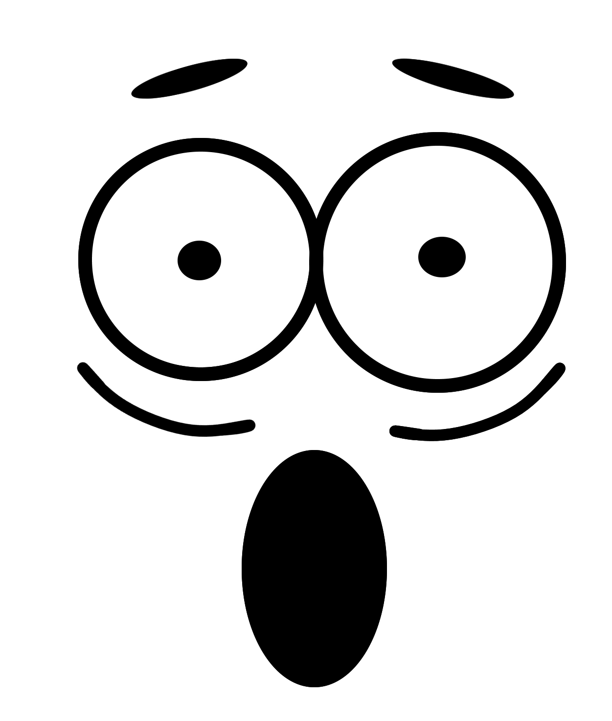 Emoji Art Outline Face Transparent PNG Image