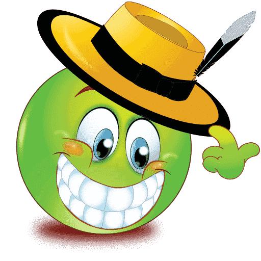 Party Hard Emoji Transparent PNG Image