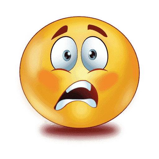 Scared Emoji Transparent PNG Image