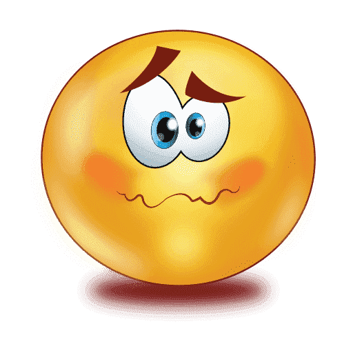 Scared Emoji Transparent PNG Image