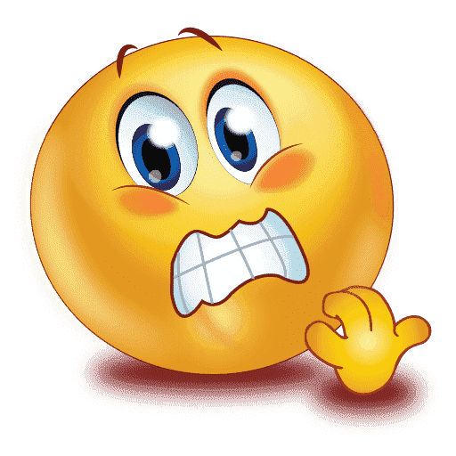 Scared Emoji Transparent PNG Image