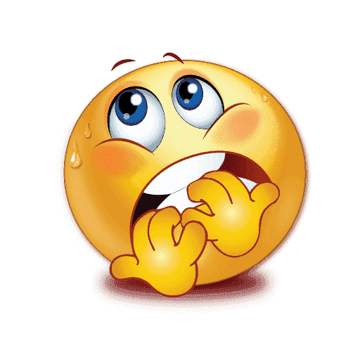 Scared Emoji Transparent PNG Image