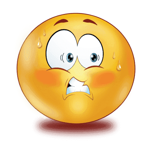 Scared Emoji Transparent PNG Image