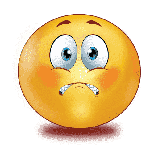 Scared Emoji Transparent PNG Image