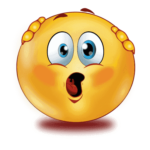 Shocked Emoji Transparent PNG Image