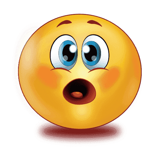 Shocked Emoji Transparent PNG Image