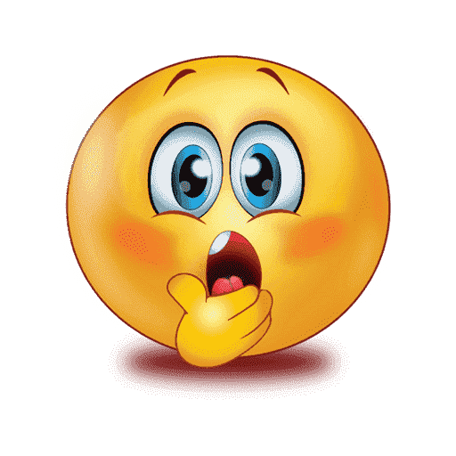 Shocked Emoji Transparent PNG Image