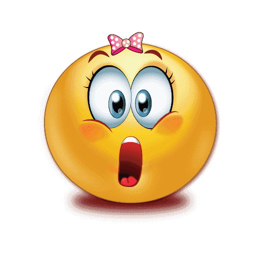 Shocked Emoji Transparent PNG Image