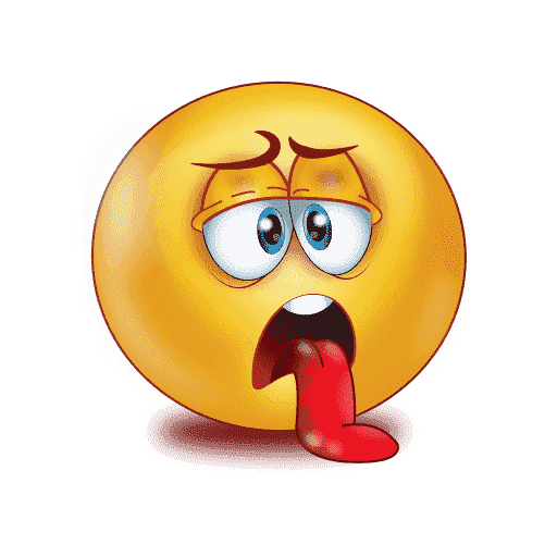 Sick Emoji Transparent PNG Image