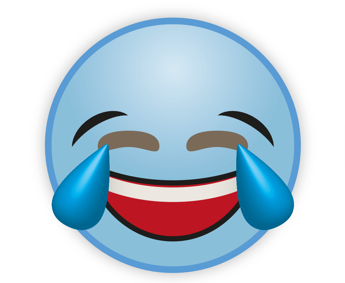 Blue Sky Emoji Transparent PNG Image