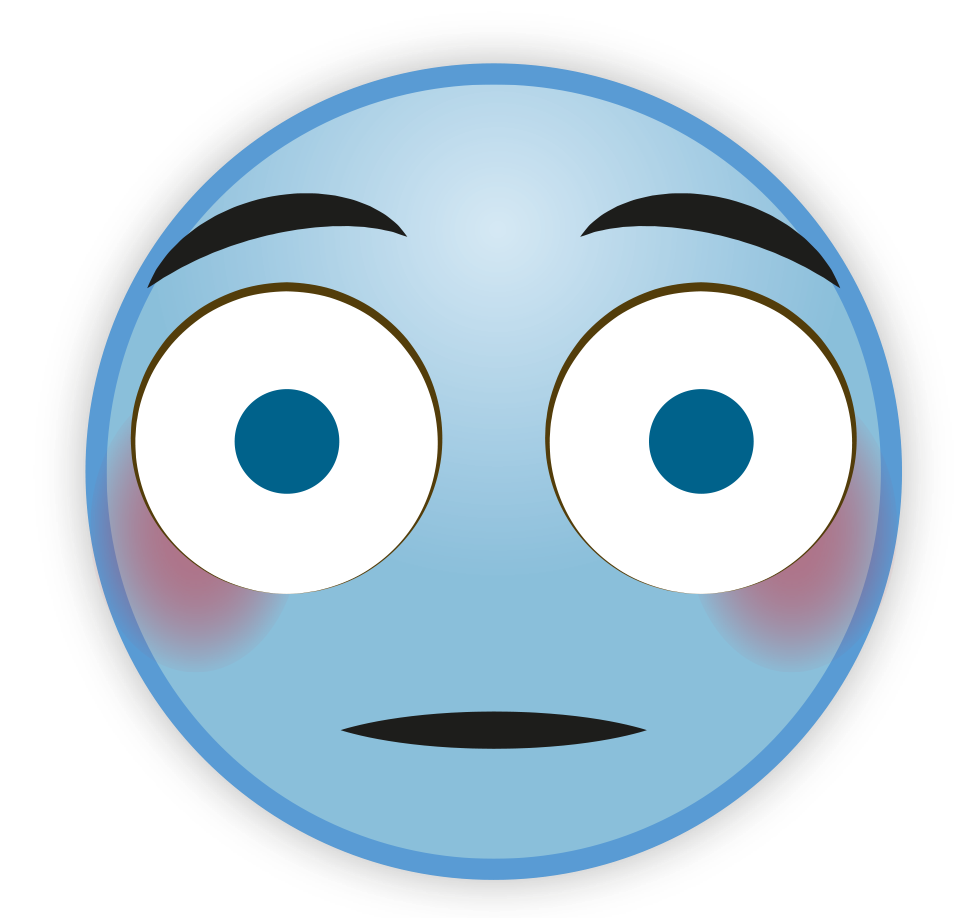 Blue Sky Emoji File Transparent PNG Image