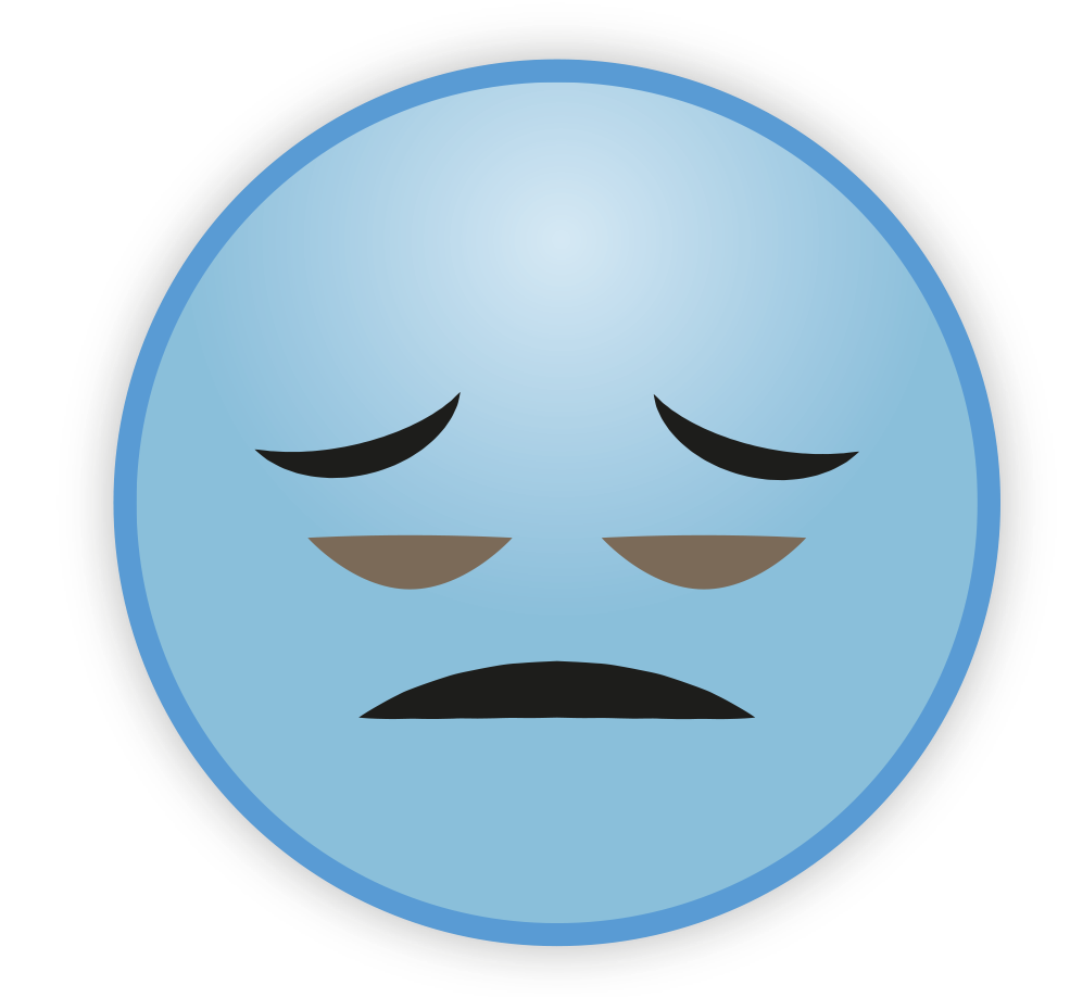 Blue Sky Emoji Transparent PNG Image
