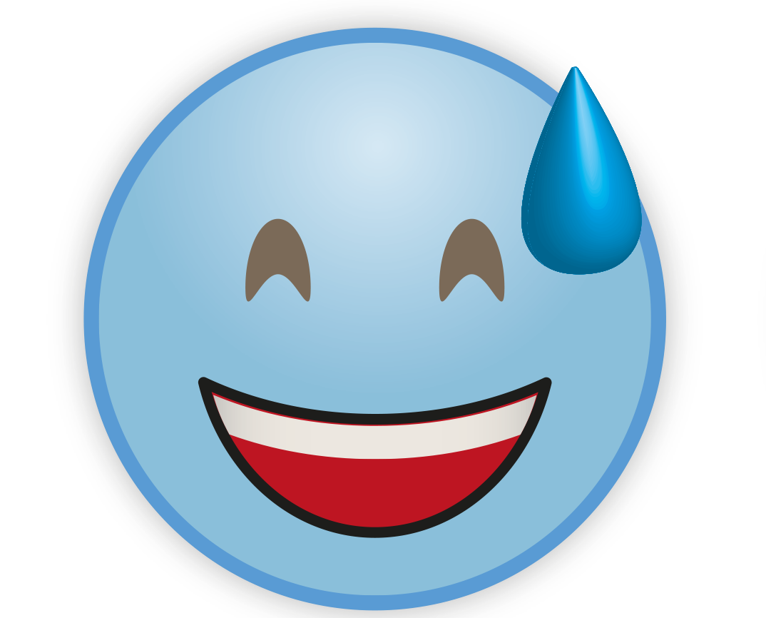 Blue Sky Emoji Transparent PNG Image