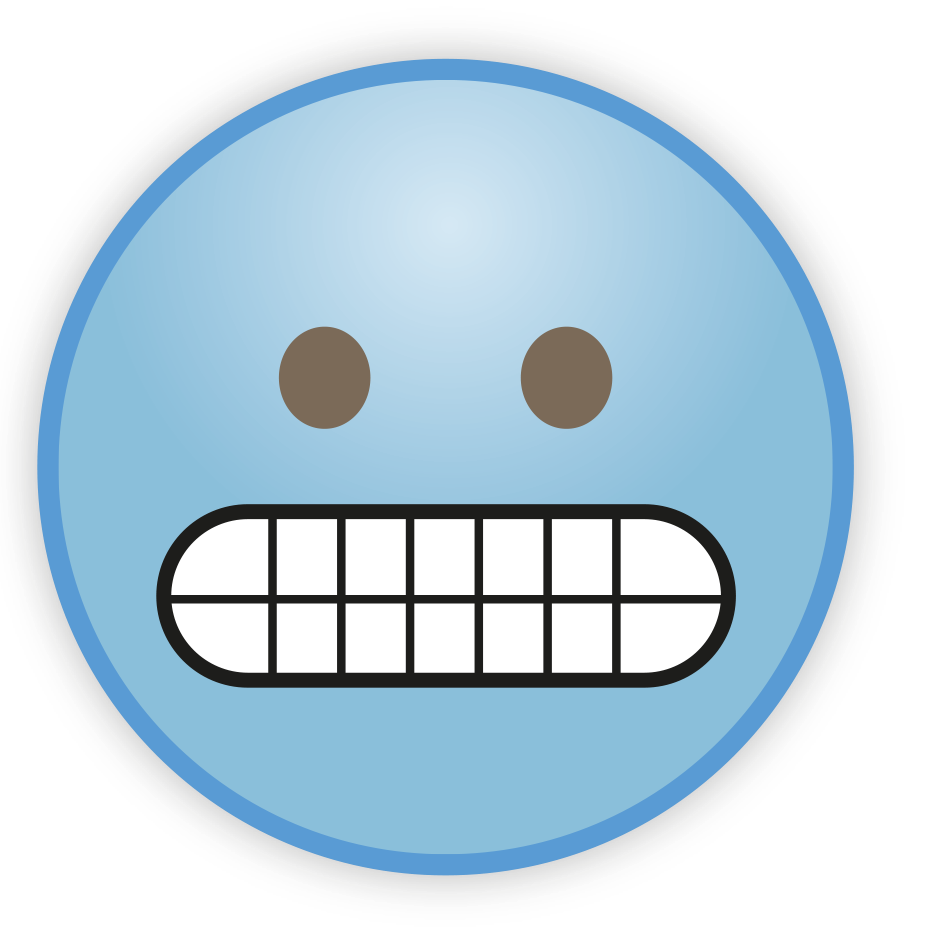 Blue Sky Emoji Transparent PNG Image