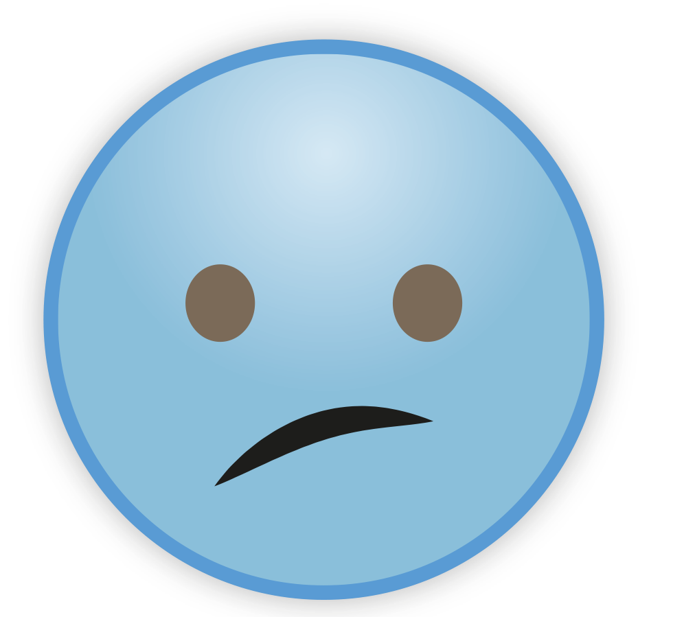 Blue Sky Emoji Transparent PNG Image