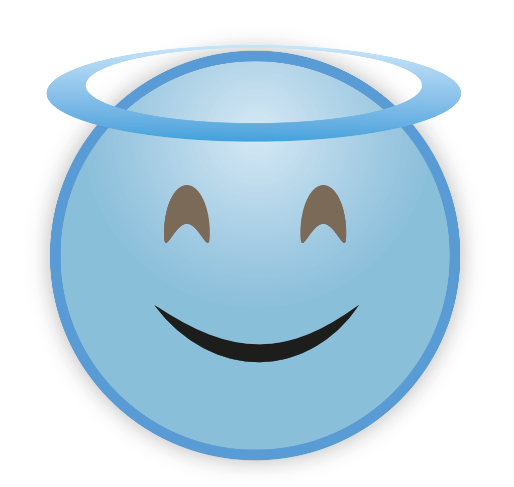 Blue Sky Emoji Transparent PNG Image
