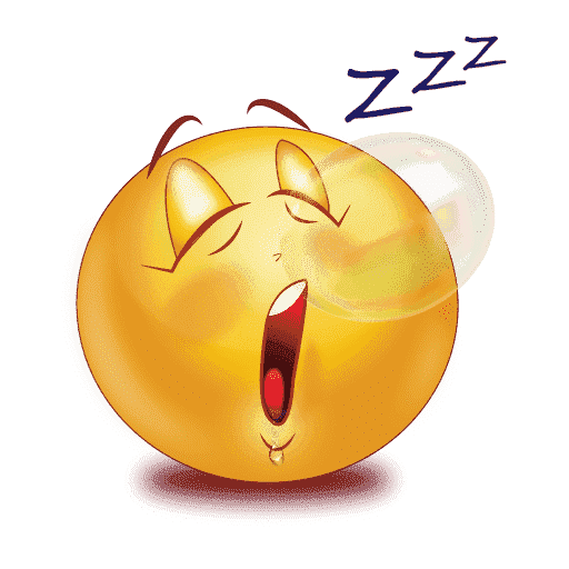 Sleepy Emoji Transparent PNG Image