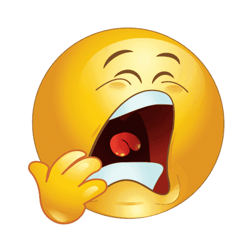 Sleepy Emoji Transparent PNG Image