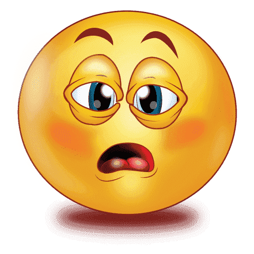Sleepy Emoji Transparent PNG Image