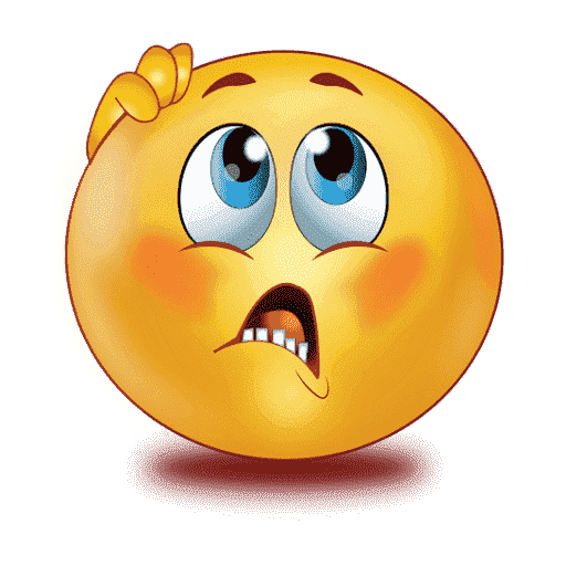 Thinking Emoji Transparent PNG Image