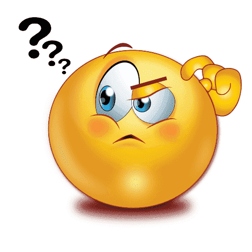 Thinking Emoji Transparent PNG Image