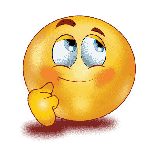 Thinking Emoji Transparent PNG Image