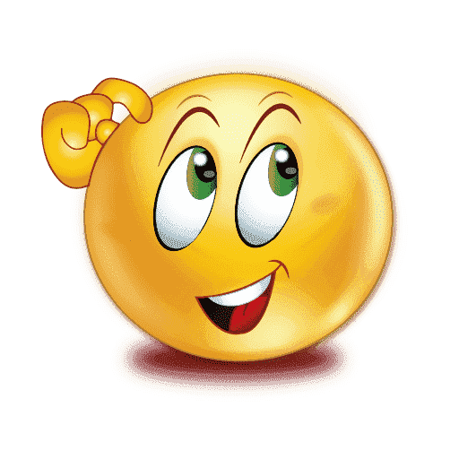 Thinking Emoji Transparent PNG Image