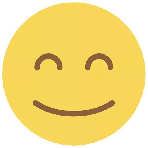 Flat Circle Vector Emoji File Transparent PNG Image