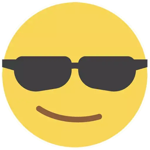 Flat Circle Vector Emoji Transparent PNG Image