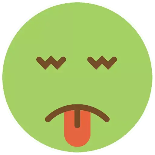 Flat Circle Vector Emoji Transparent PNG Image