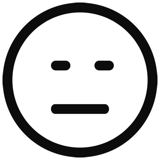 Whatsapp Black Outline Emoji File Transparent PNG Image
