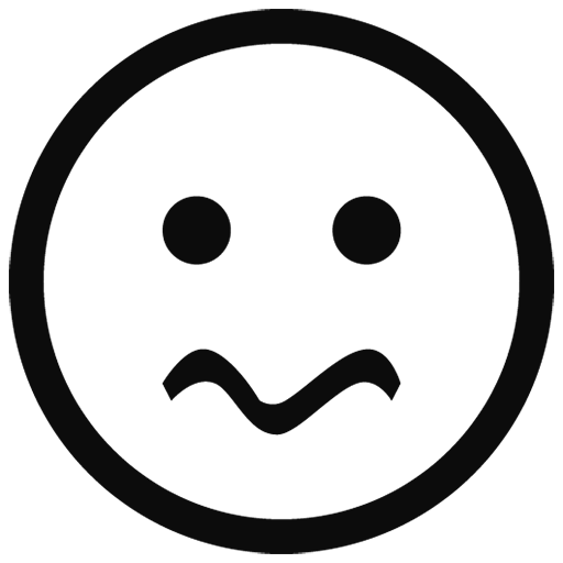 Whatsapp Black Outline Emoji Transparent PNG Image