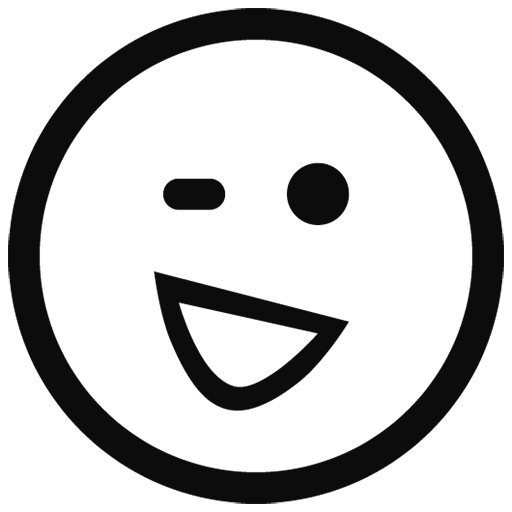 Whatsapp Black Outline Emoji Transparent PNG Image