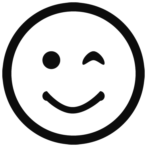 Whatsapp Black Outline Emoji Transparent PNG Image