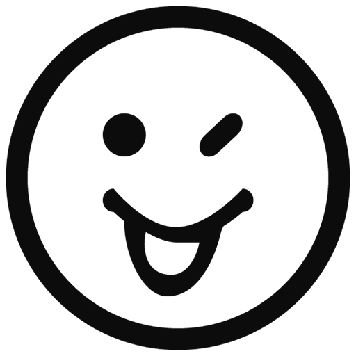 Whatsapp Black Outline Emoji Transparent PNG Image