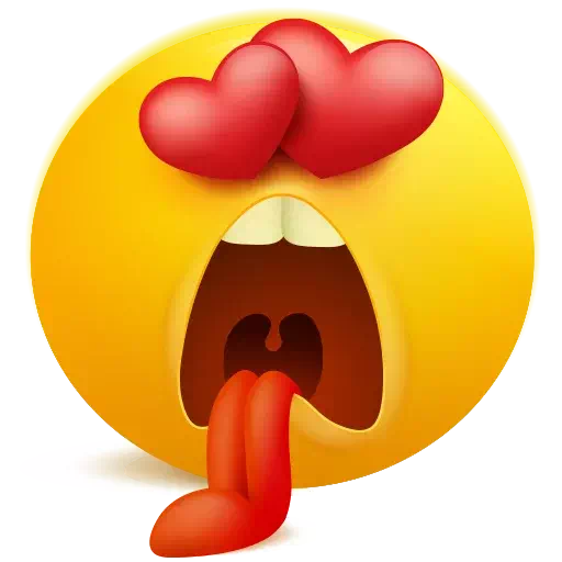 Heart Whatsapp Eyes Emoji Transparent PNG Image