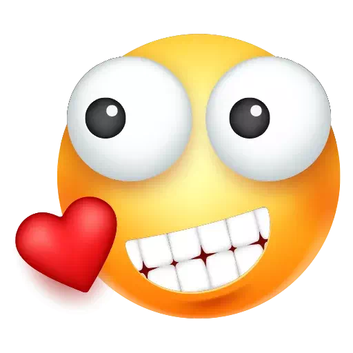 Heart Whatsapp Eyes Emoji Transparent PNG Image