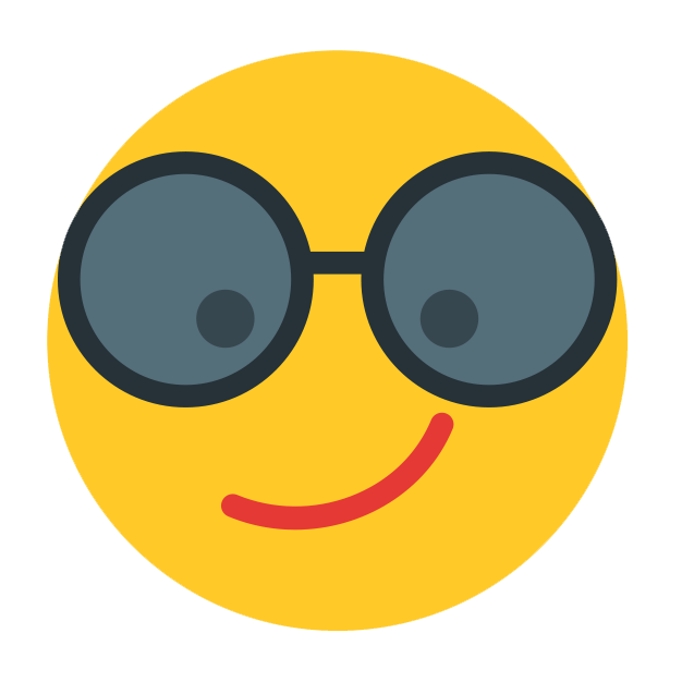 Whatsapp Hipster Emoji Transparent PNG Image