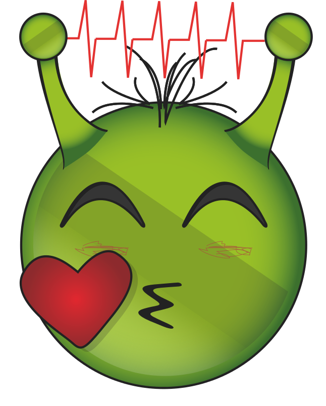 Alien Emoji Face File Transparent PNG Image