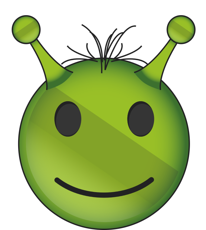 Alien Emoji Face File Transparent PNG Image