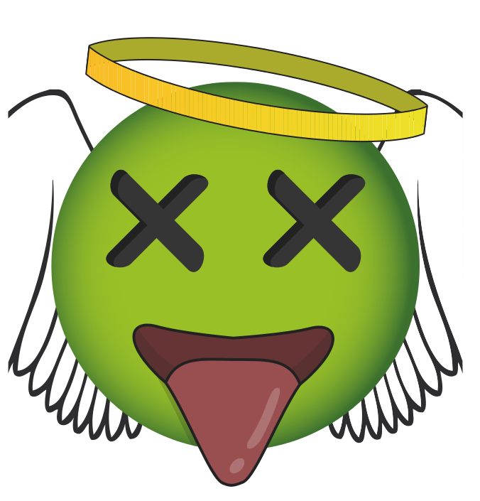Alien Emoji Face Transparent PNG Image